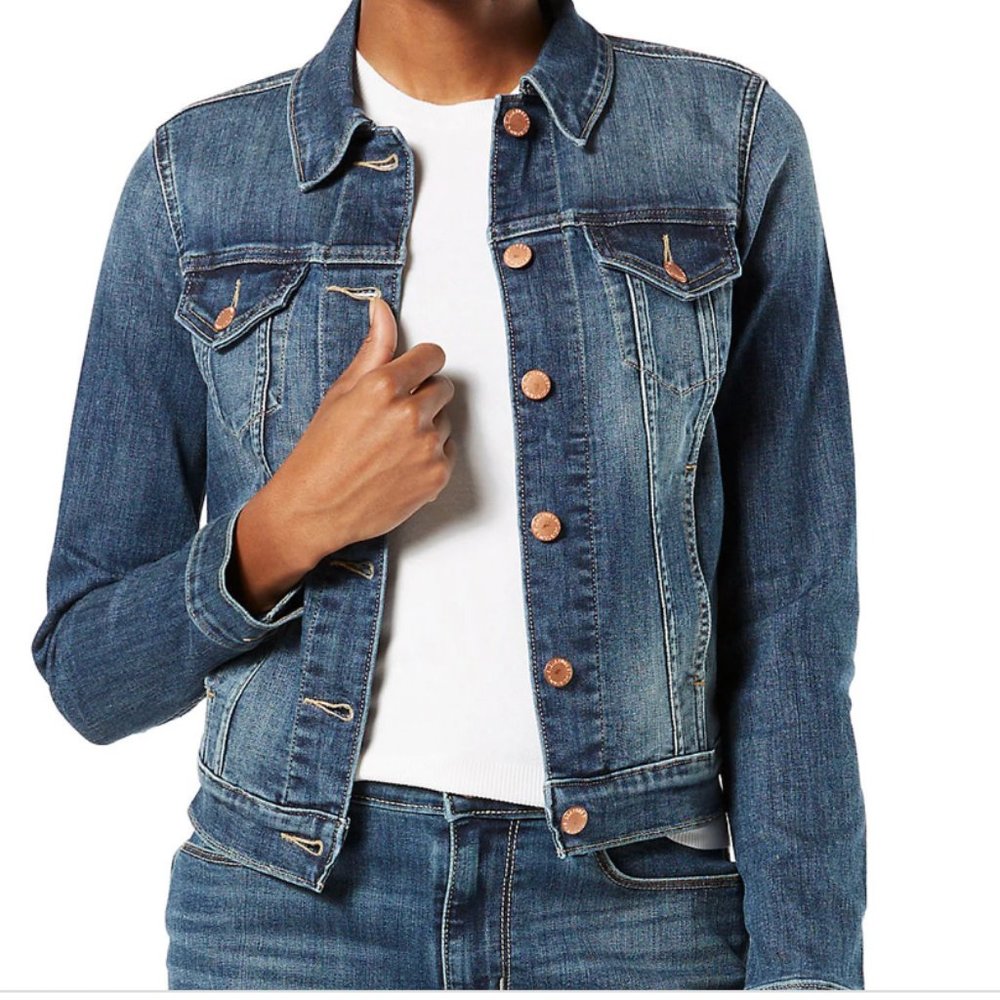 Signature by Levi Strauss & Co. Women's Original Trucker Jacket Sz XXL